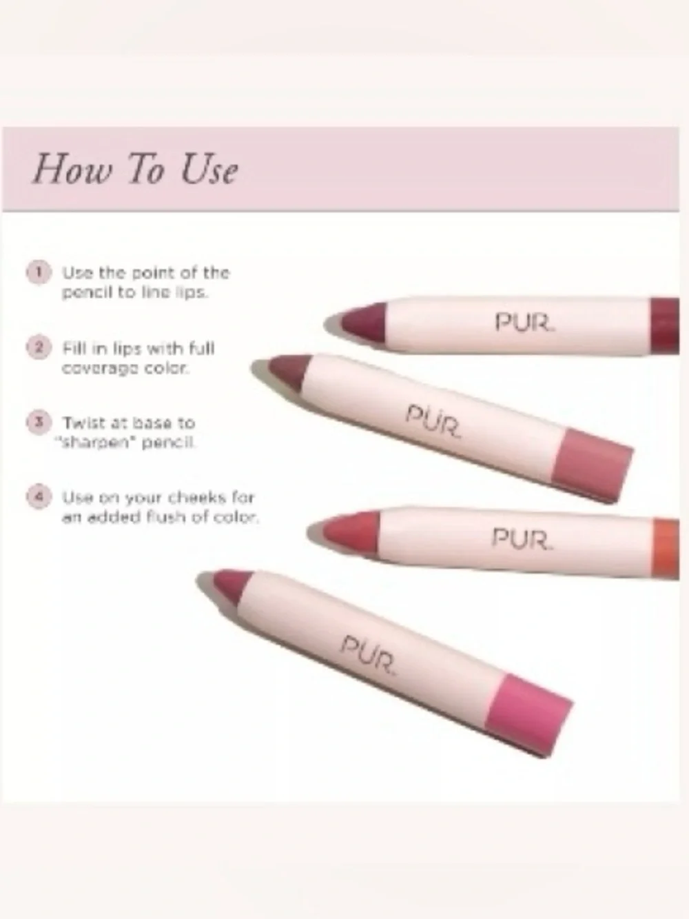 🌟 PUR Silky Pout Creamy Lip Chubby in Sugar Plum Full Size NWT